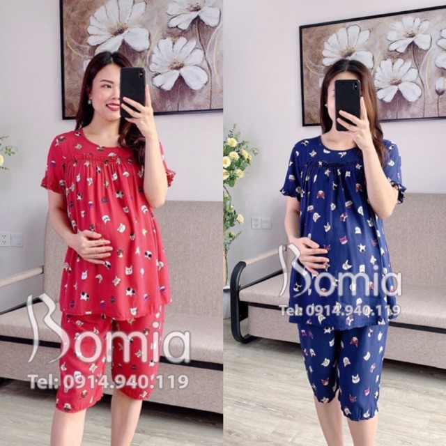 Sale sốc bộ ngố bầu lanh lụa chuẩn đẹp