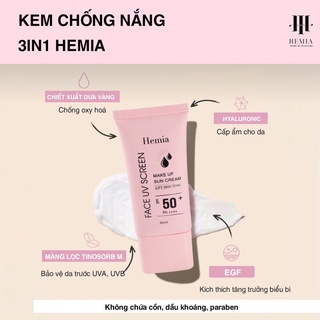kem chống nắng Hemia