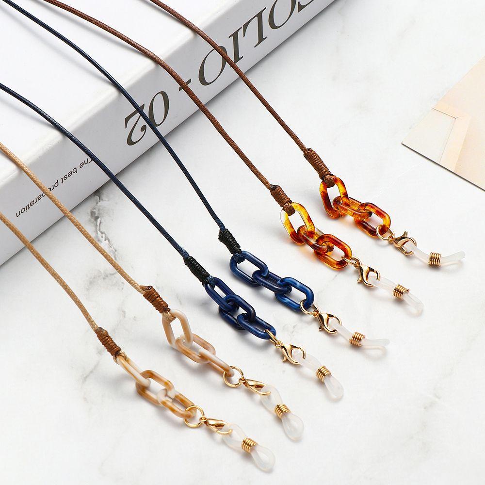 Dây Đeo Kính Bằng Acrylic Họa Tiết Da Báo Độc Đáo KENT1