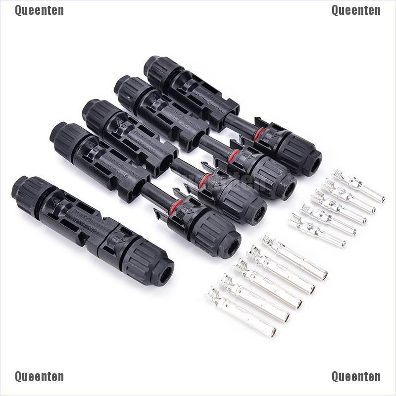 ★Nữ Hoàng★1 Bộ Kết Nối Dây Cáp MC4 30A Male M / F Năng Lượng Mặt Trời IP67