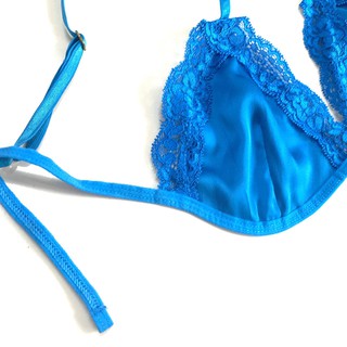 HISEXY Áo Lót Phi Lụa Không Mút Không Gọng