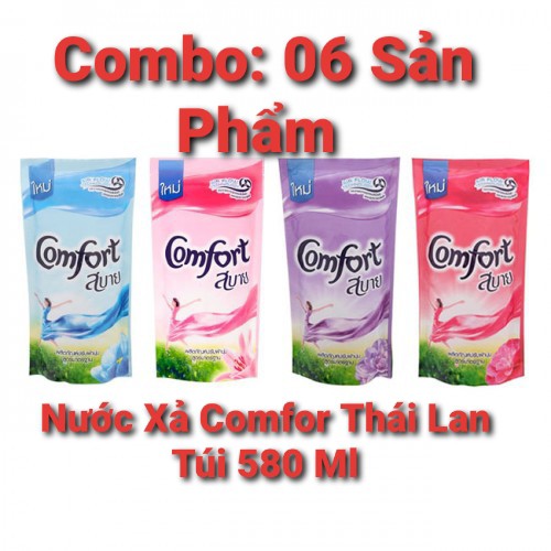 &lt;&lt;COMBOO 06 SẢN PHẨM&gt;&gt;NƯỚC XẢ COMFORT THÁI LAN 580ML