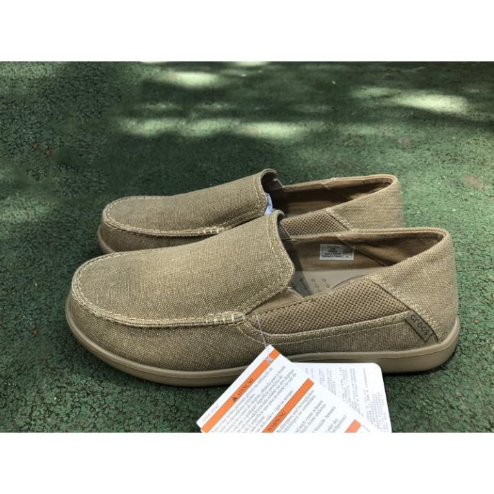 Giày vải đế nhựa chống hôi chân -Croslite-Santa-Cruz-II cho nam màu màu nâu : I