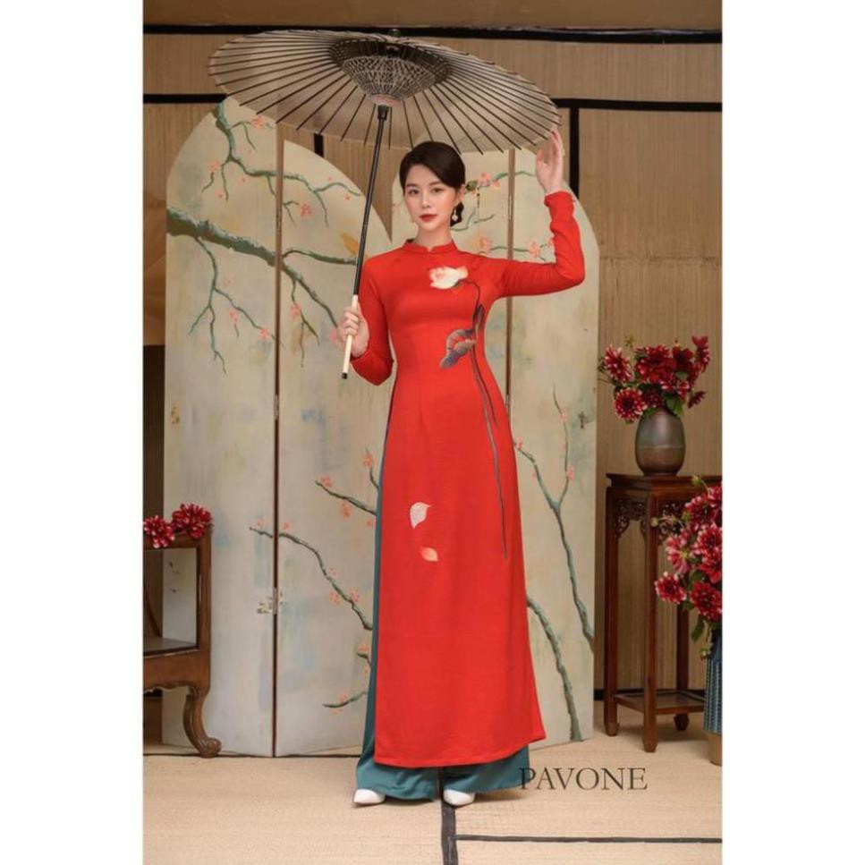 GIẢM GIÁ Áo dài may sẵn thêu thủ công