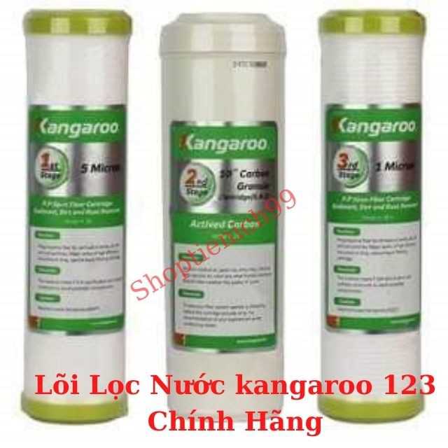 [CHÍNH HÃNG-RẺ VÔ ĐỊCH] Lõi Lọc Nước 1-2-3 Kangaroo Chính hãng Giá Rẻ Uy Tín Số 1.