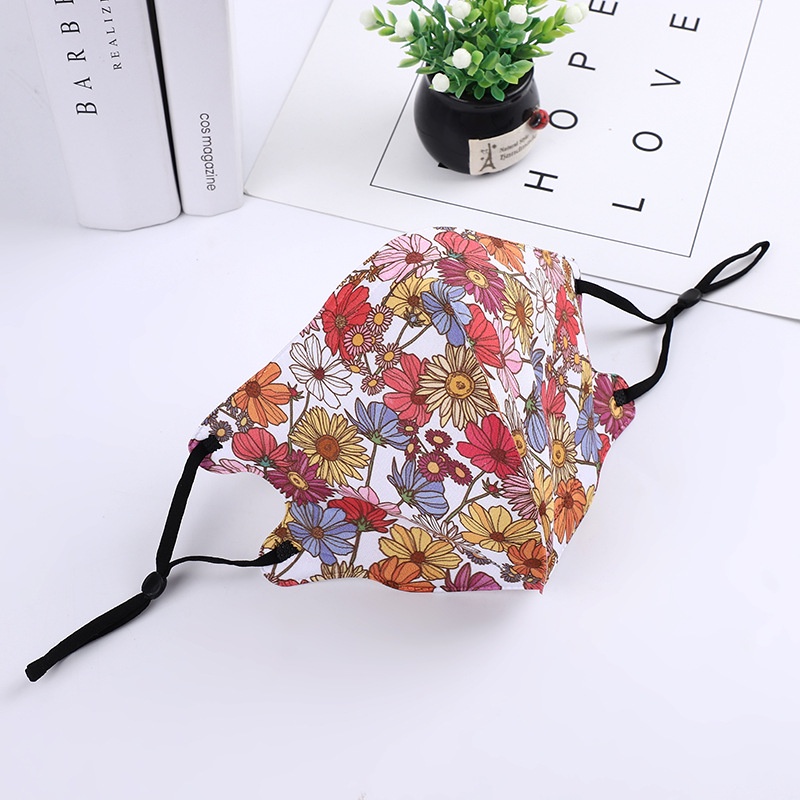 Khẩu Trang cotton Tinh Khiết 3 Lớp Chống Bụi Thoáng Khí Có Thể Tái Sử Dụng