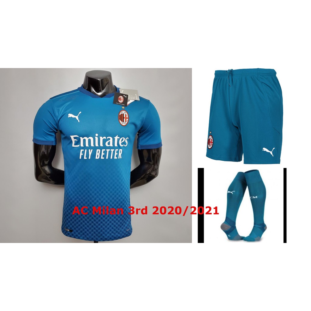 Áo Thun Jersey Ac Milan 3rd 2020 / 2021 Toscha Gradeori