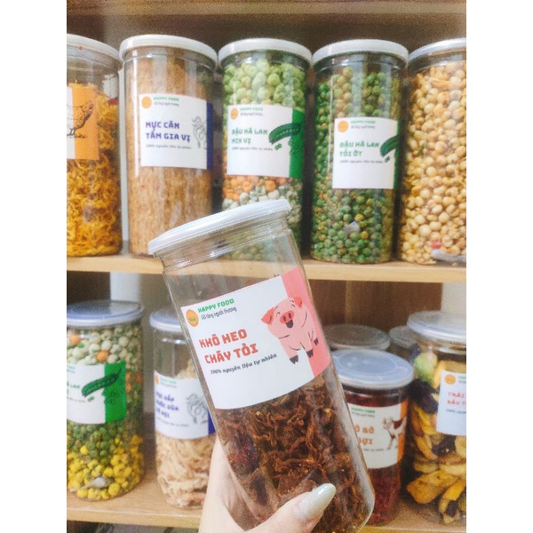 [ SIÊU SALE ] Khô heo cháy tỏi đồ ăn vặt siêu ngon 🔥 250G - HAPPY FOOD | BigBuy360 - bigbuy360.vn