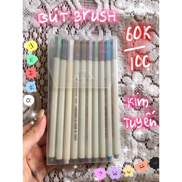 PASS Kaco Pentel Fiber Pen Bút Bi Bút Highlight Bút Màu Tổng Hợp Tất Cả Các Loại Bút Giá Siêu Rẻ