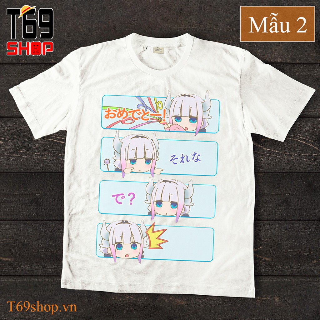 Áo thun anime Miss Kobayashi's Dragon Maid (Có nhiều mẫu)