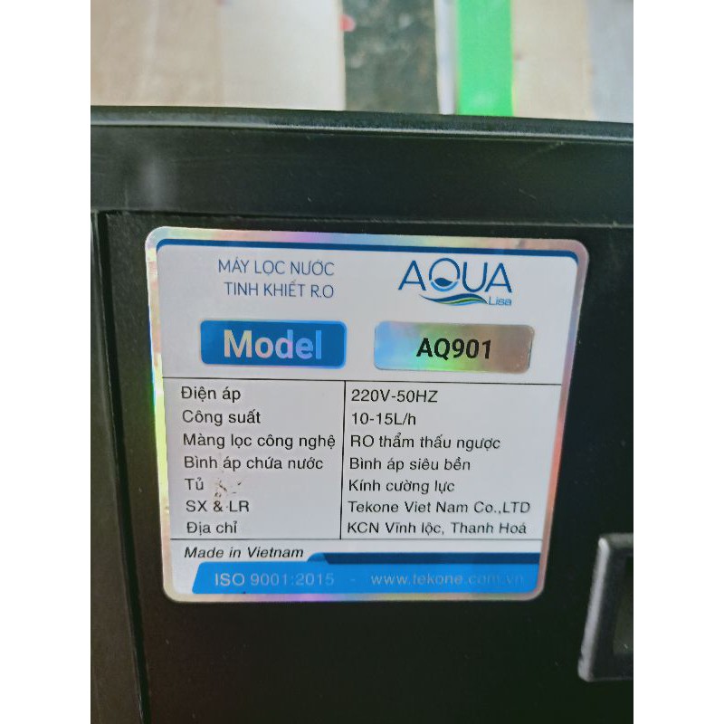 máy lọc nước AQUA lisa RO cao cấp 9 cấp lọc