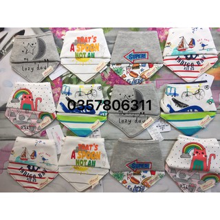Khăn tam giác Mom's Care set 2c bé trai