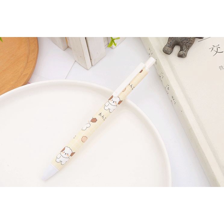 Bút Gel Bấm Mực Đen 0,5mm Hình Con Vật Ngộ Nghĩnh H149