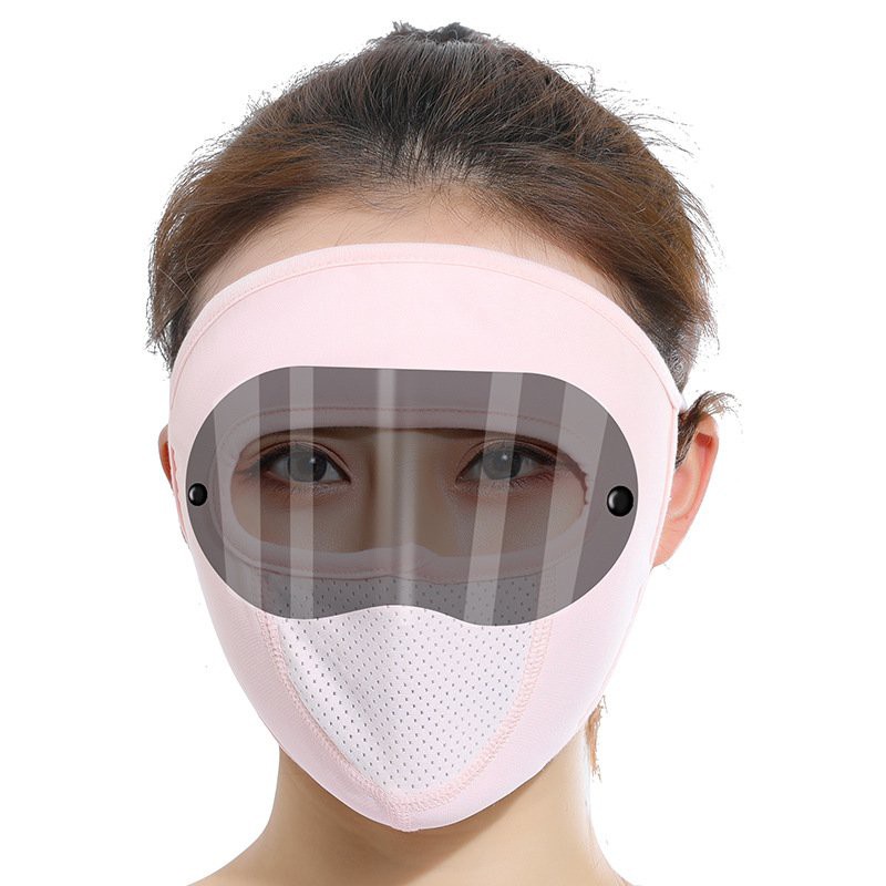 Khẩu Trang Mặt Nạ Có Kính[LOẠI XỊN CÓ SẴN 2 KÍNH ĐEN VÀ TRẮNG] Chống Dịch, Chống Tia UV, Chống Bụi, Cực Thoáng Mát