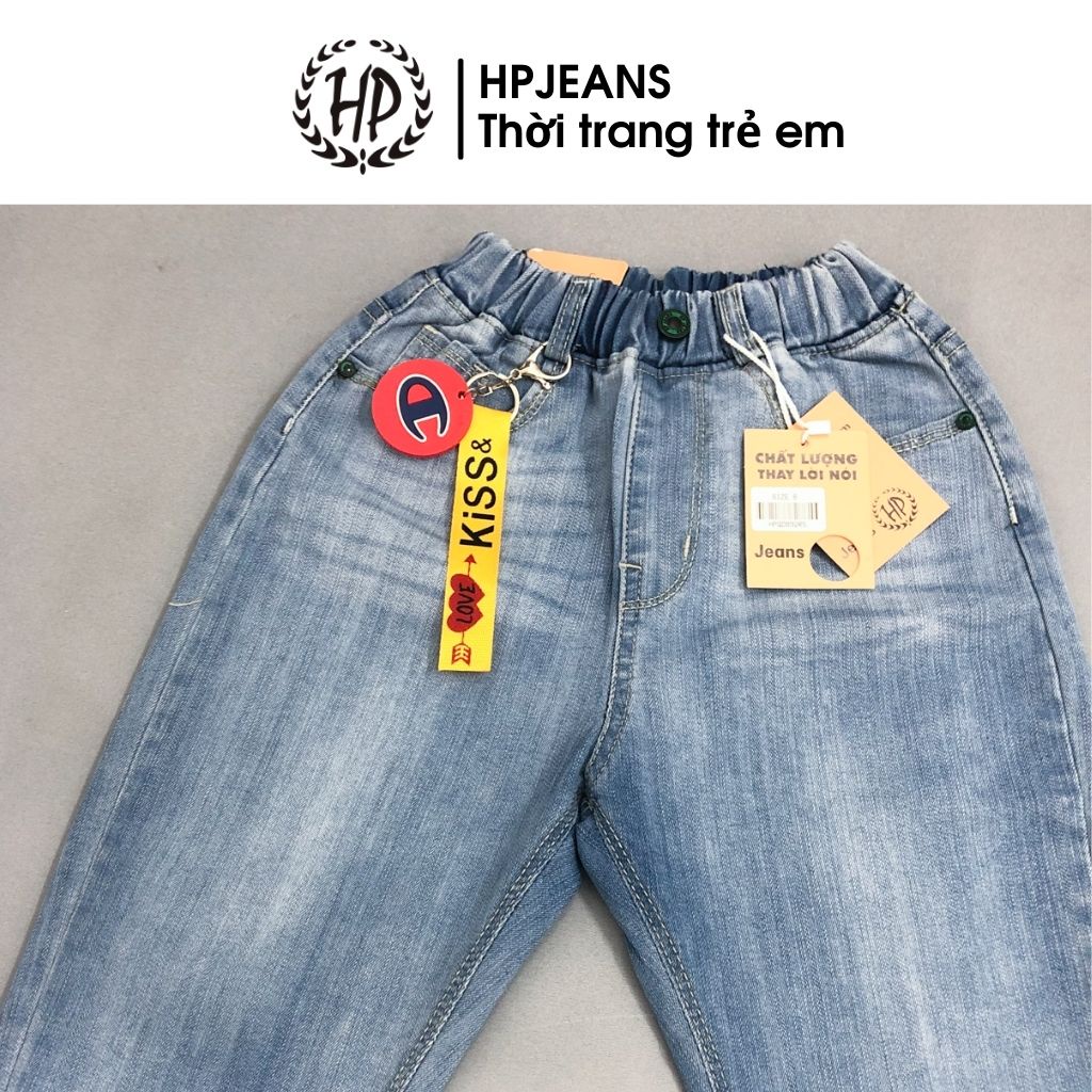 Quần Jean Bé Trai HPJEANS892 Quần Dài Cho Bé Trai HPjeans Cho Bé Từ 8 Đến 12 Tuổi [HP892]