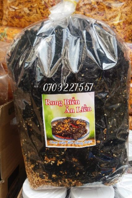 ( RẺ NHẤT SHOPEE) SỈ GÓI 500G Rong biển cháy tỏi/ ăn liền/ nhà làm siêu ngon, chất lượng ( dạo/ thức ăn vặt/ rẻ) | BigBuy360 - bigbuy360.vn