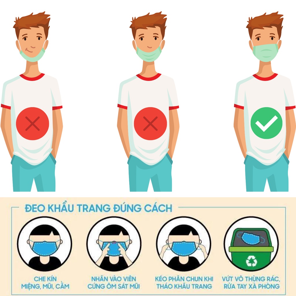 Khẩu trang y tế An Tâm 4 lớp kháng khuẩn chống nắng tia uv không sù lông hộp 50 cái