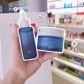 Tinh chất serum và kem dưỡng Blue Copper peptide essence và elastic cream