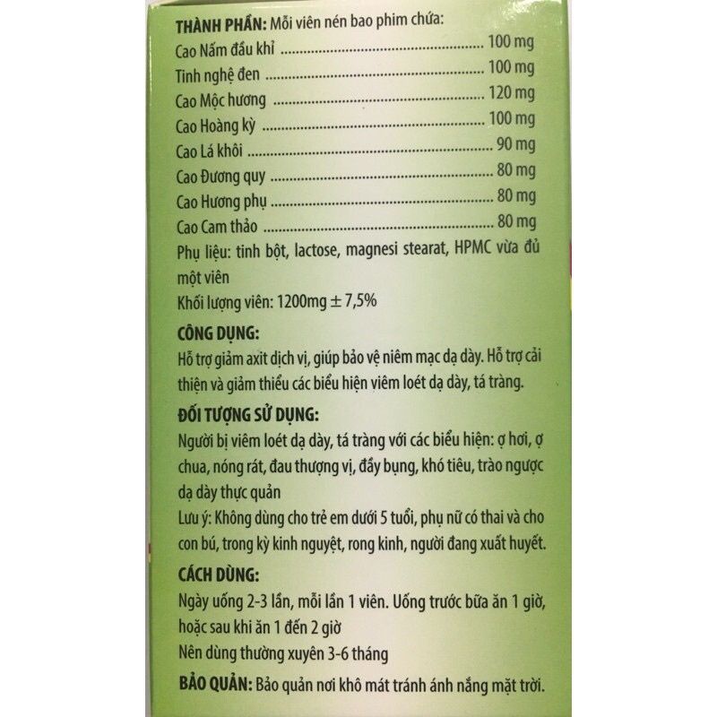 An dạ kingphar 40 viên - viêm loét dạ dày , trào ngược dạ dày thực quản