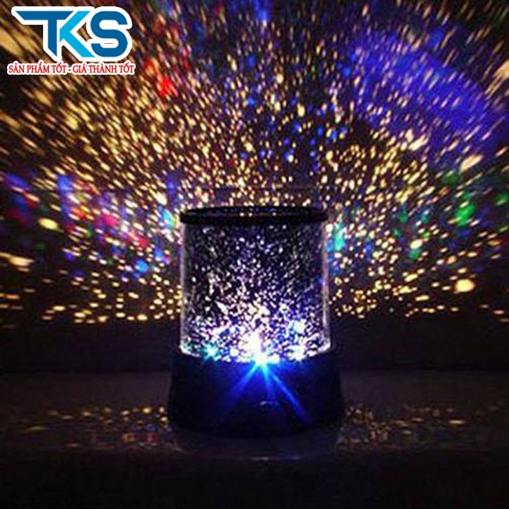 Đèn ngủ chiếu ngàn sao mẫu mới hình trụ ( có tặng kèm dây sạc )
