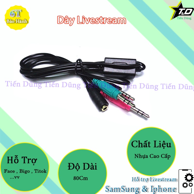 [Mã ELHACE giảm 4% đơn 300K] Bộ Livestream Icon Upod Pro Mic Thu Âm AT2099 Chân Đế Dây Live stream 3 Màu Jack 6.5