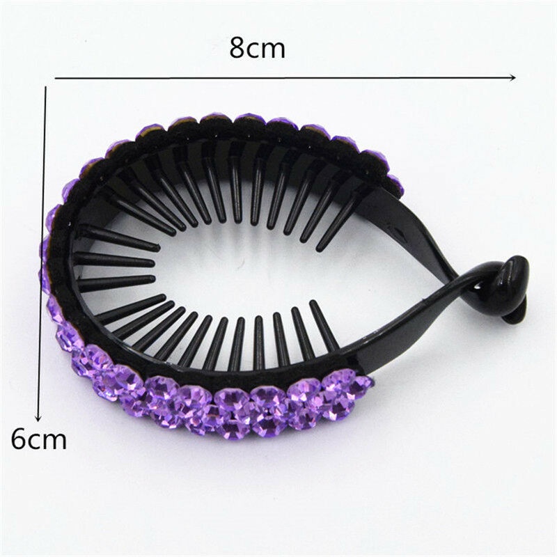 Kẹp tóc Haimeikang đính đá thời trang cho nữ