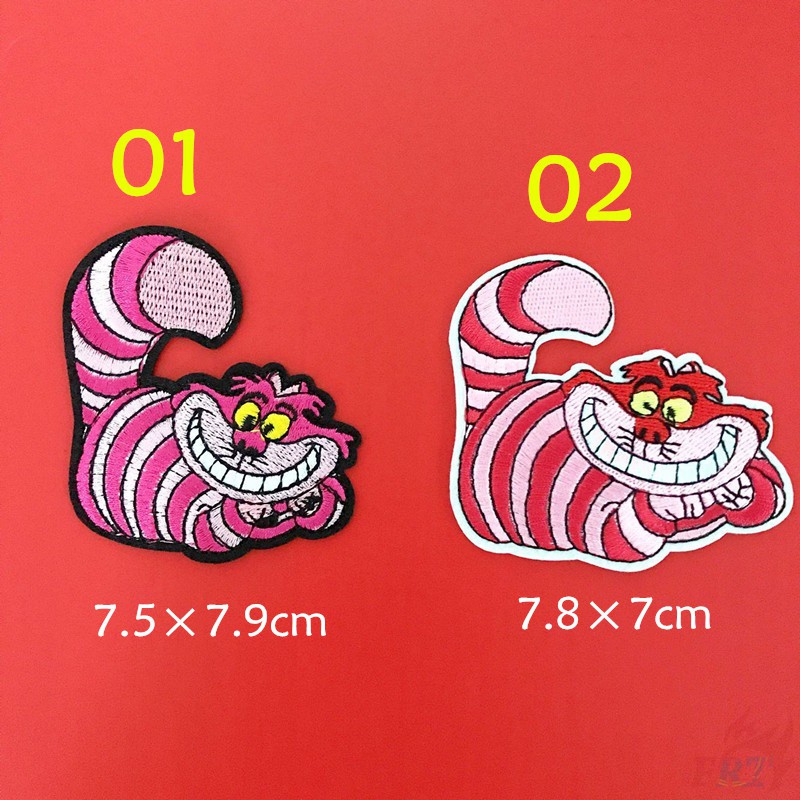 ☸ Disney - Alice in Wonderland Patch ☸ 1Pc Cheshire Cat Diy Sew on Iron on Patch（Alice - Series 01）