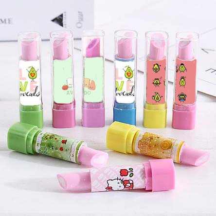 Tẩy son avocado TSI3 gôm quả bơ trứng lười yakult hoa cúc GD 12 cung hoàng đạo ngựa thần phi hành gia shiba