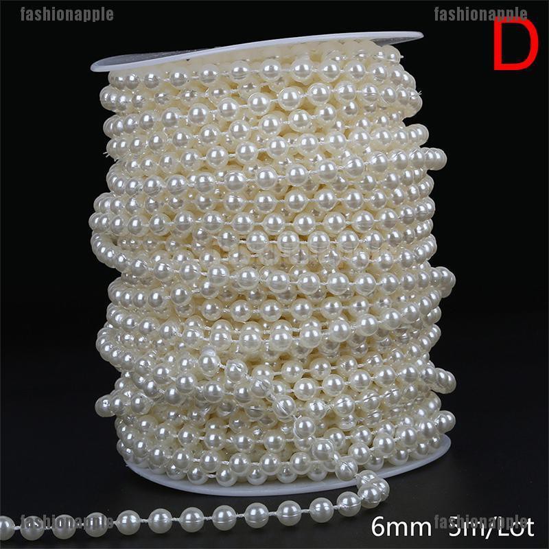 Cuộn dây chuỗi hạt ngọc trai tròn ABS tự làm trang sức sang trọng tiện dụng