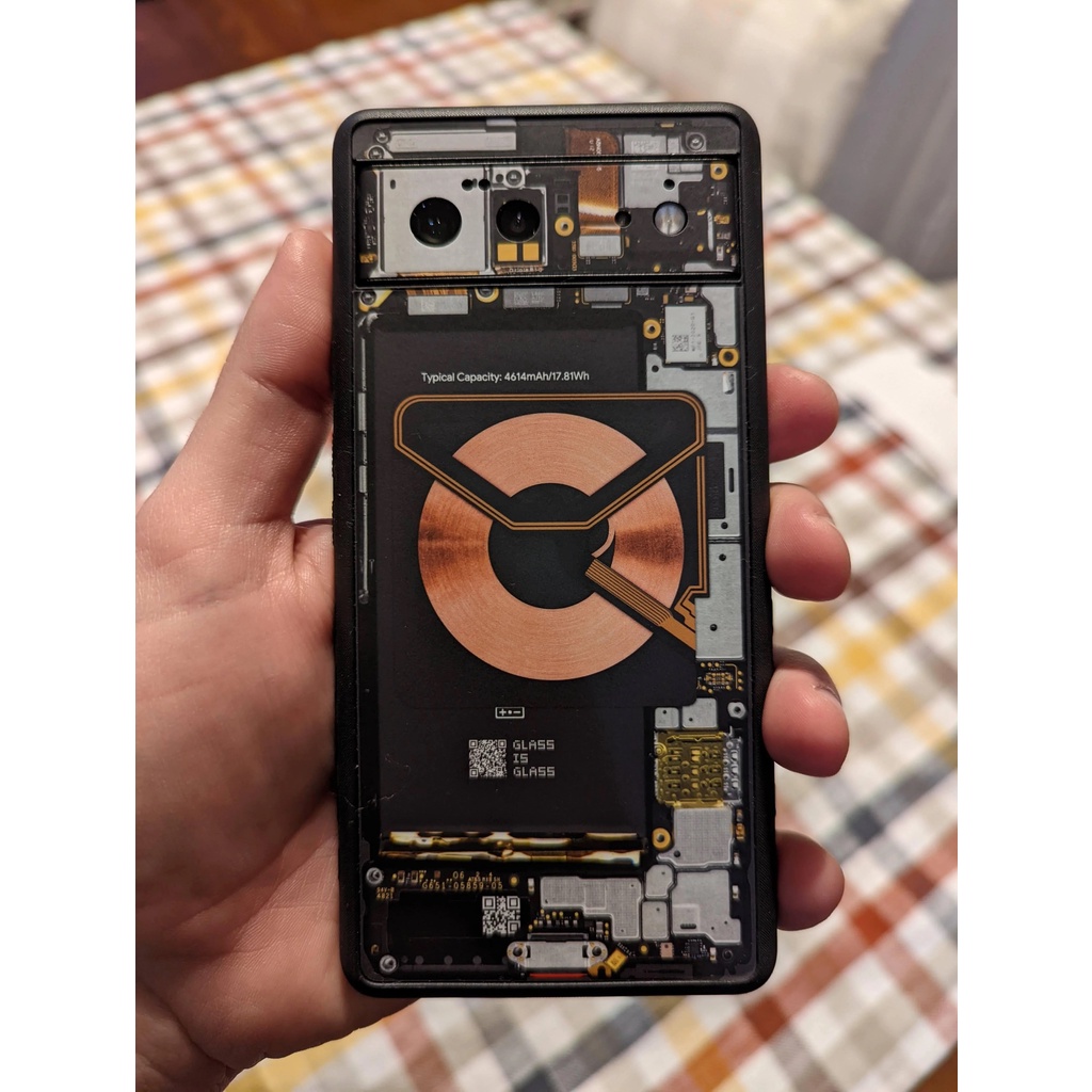 Skin dán điện thoại mẫu Teardown