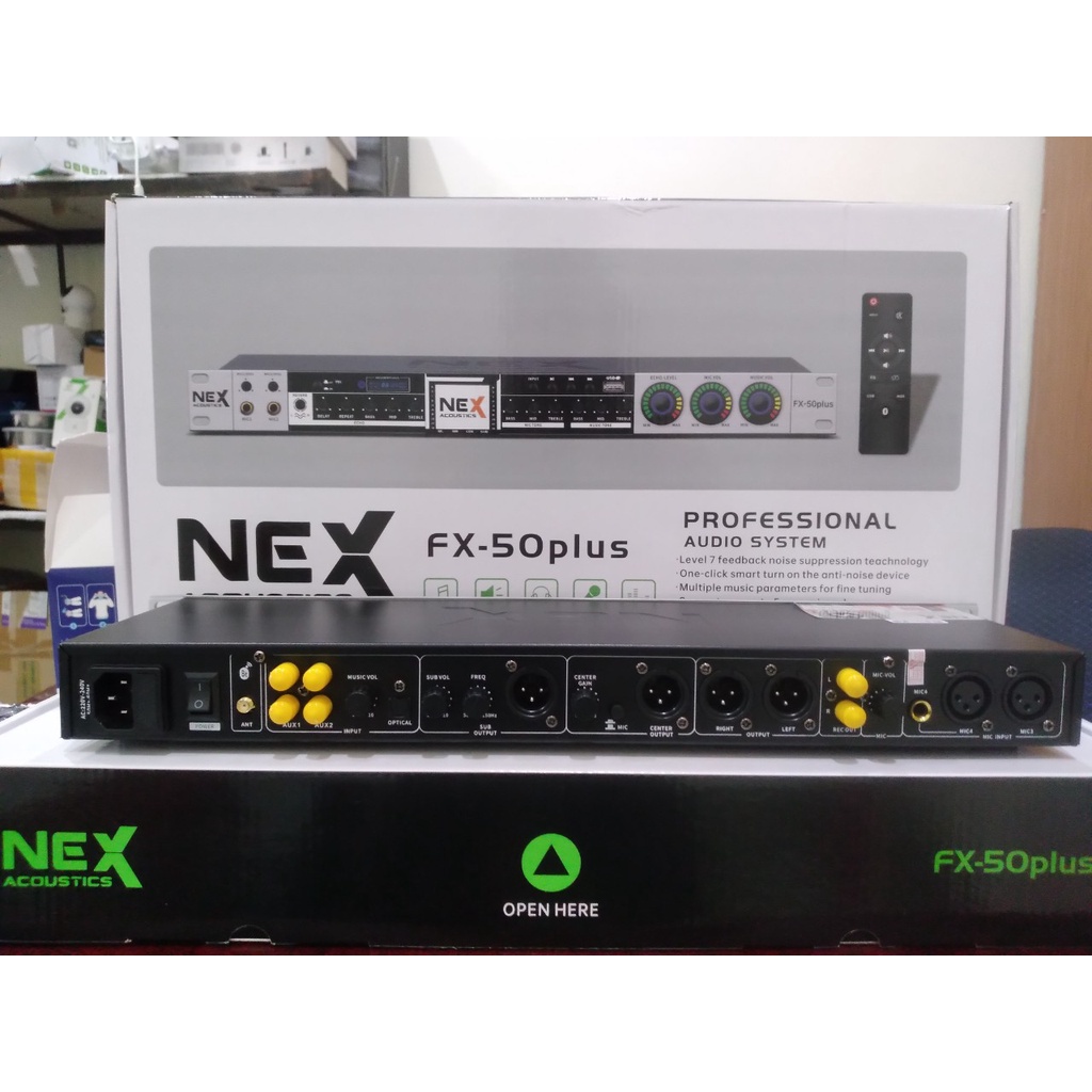 Vang cơ karaoke nex fx50 plus vang cơ chuyên sâu karaoke vang fx50 plus có chống hú cực tốt có rever