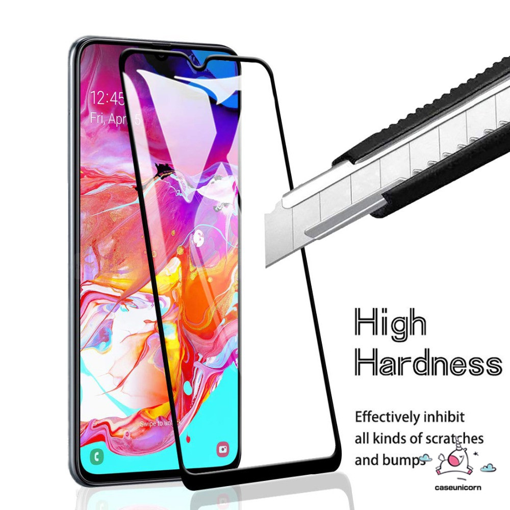 Kính cường lực bảo vệ toàn màn hình độ cứng 9H chất lượng cao cho Oppo A54 A35 A15 A15s Reno 5 5F A94 F19pro Reno 4 A12 A5S A3S A12E A37 F9