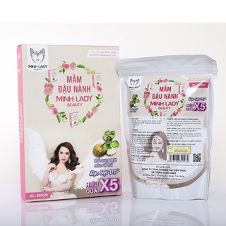 Mầm đậu nành minh lady beauty tăng vòng 1 sâm tố nữ x5 250g