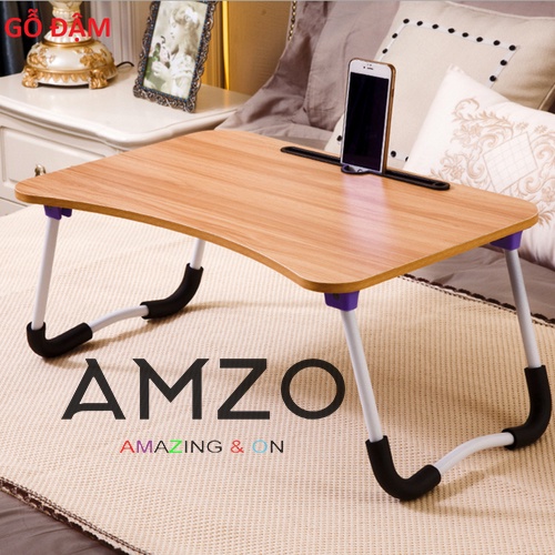 Bàn chân sơn gấp gọn khe ipad chữ U đẹp chắc vững - AMZO