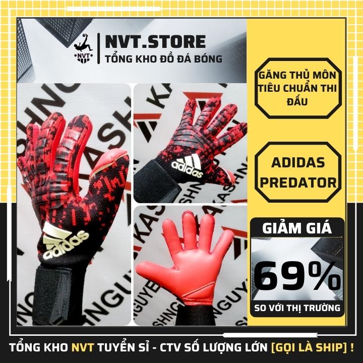 Găng tay thủ môn trẻ em Predator Pro siêu dính giá rẻ, bao tay thủ môn Adidas không xương cao cấp loại 1 - NVT.store.vn