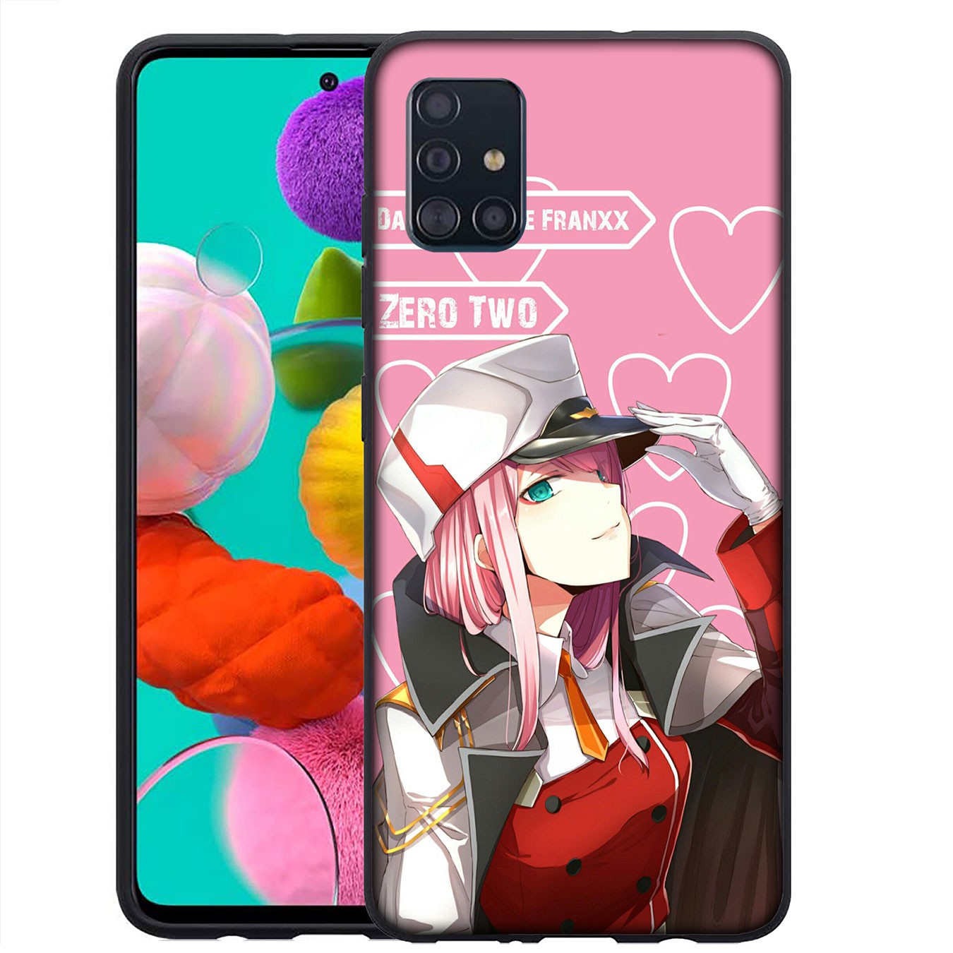 Samsung Galaxy A02S J2 J4 J5 J6 Plus J7 Prime A02 M02 j6+ A42 + Casing Soft Silicone Darling in the FranXX Zero Two Phone Case