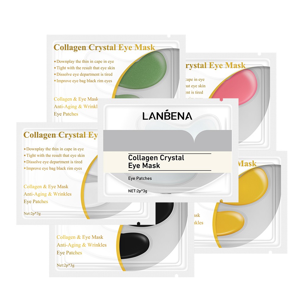 LANBENA Collagen Eye Mask 10pairs Anti Wrinkle Puffiness Anti-aging Sheet