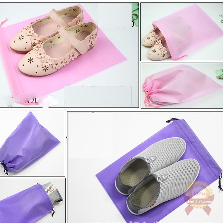 Túi dây rút vải không dệt đựng đồ đa năng Nhiều Màu để giày dép mỹ phẩm quần áo