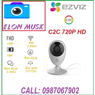 Camera wifi trong nhà ezviz c2c 720p 1m. hàng chính hãng