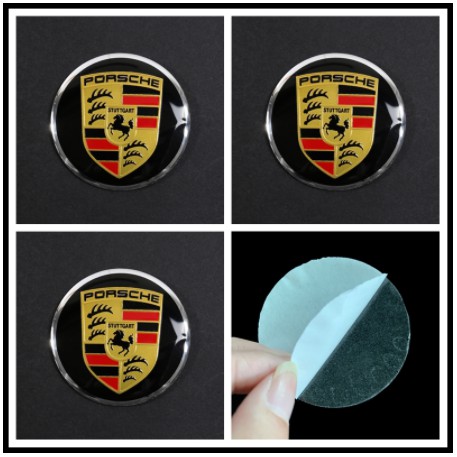 Set 4 miếng dán trang trí ốp chụp mâm bánh xe hơi ô tô 56mm cho Honda logo City Civic Accord Jazz Brio CRV