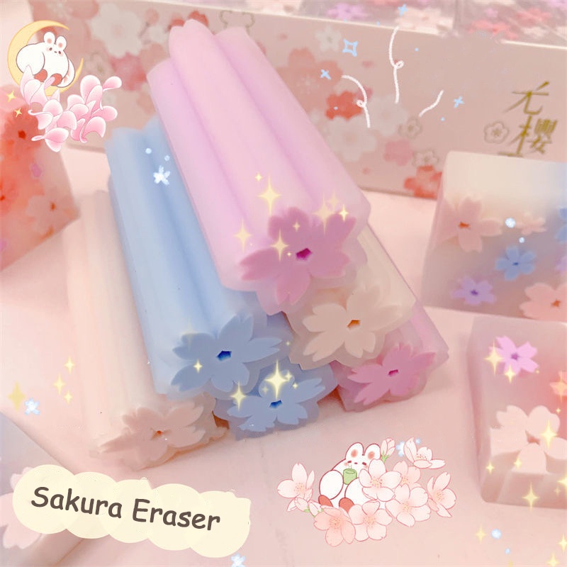 Cục Tẩy Hình Hoa Anh Đào Dễ Thương Dành Cho Trẻ Em