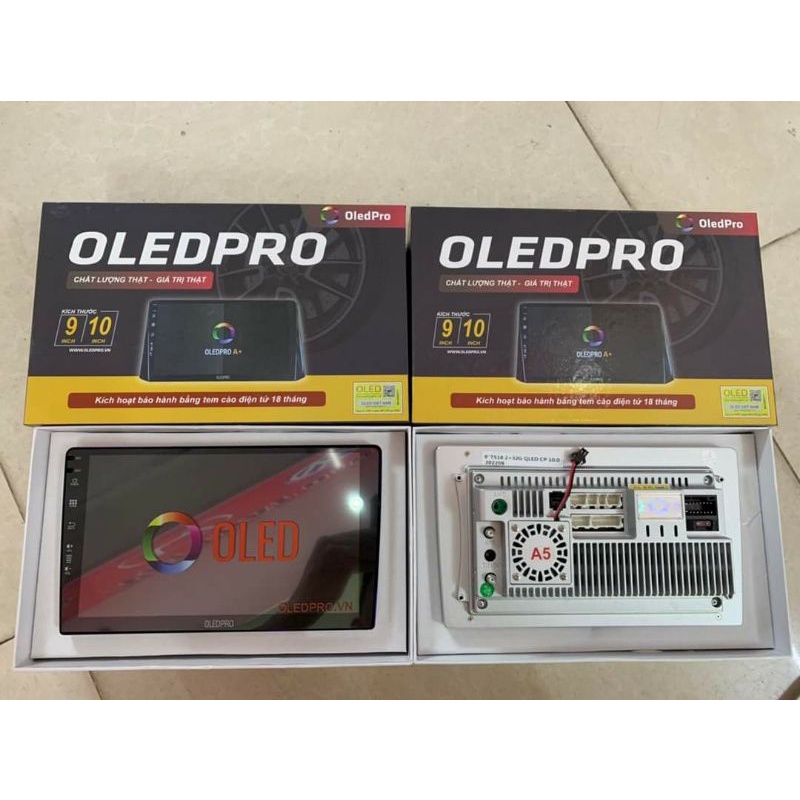 Màn Hình DVD Android Oled Pro A5 New Theo Xe ACCENT 2010 - 2015, 9 inch kèm dưỡng và jack nguồn zin
