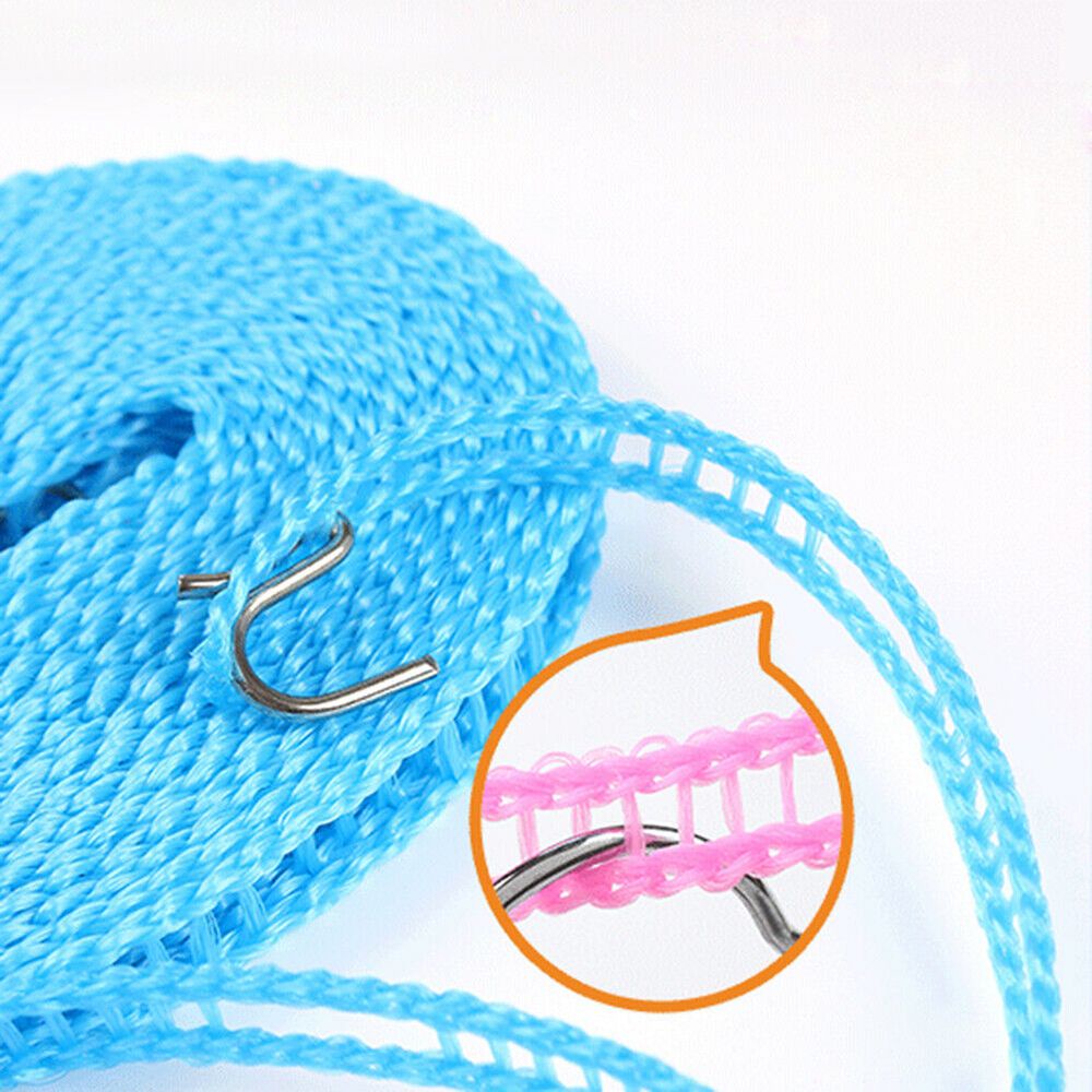 Dây phơi quần áo ngoài trời bằng nylon chống trượt 3m/5m tùy chọn
