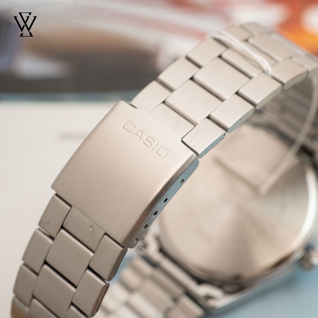 Đồng Hồ Quartz Nam Casio WATCHSTORE MTP-VD02D-7EUDF Thiết Kế Kính Khoáng 41mm, Dây Kim Loại, Vỏ Thép Không Gỉ