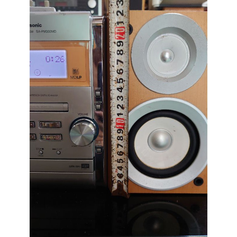 Dàn mini Panasonic PM300 bãi nguyên bản, bao chạy cd, nghe aux, hình thức đẹp