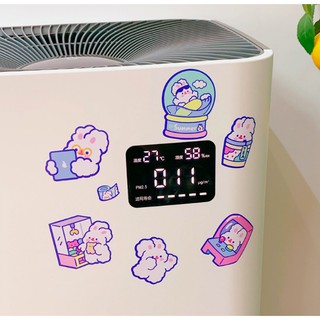 Sticker cute thỏ dễ thương Fluffy Rabbit