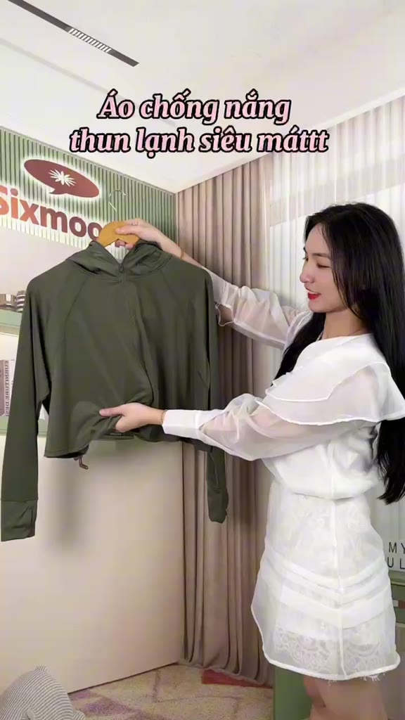 Áo chống nắng nữ croptop chống tia cực tím UPF 50+ chống tia UV chất lụa nhẹ mát lạnh rộng freesize 70kg form ngắn | BigBuy360 - bigbuy360.vn