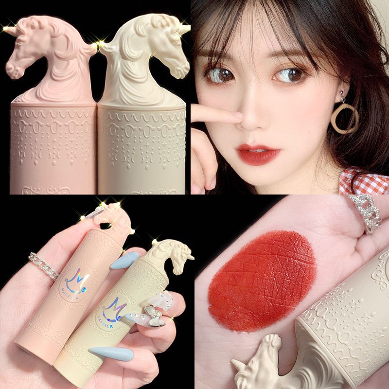 🦄 MF103 A3 Son Sáp Unicorns Maffick Siêu Mềm Mịn Lì, Bám Màu Tốt, Thơm Mùi Chocolate