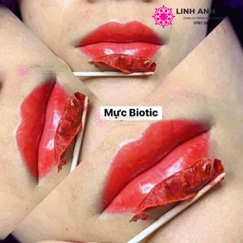 Mực BIOTIC Mới Bong Đậm Phun Xăm
