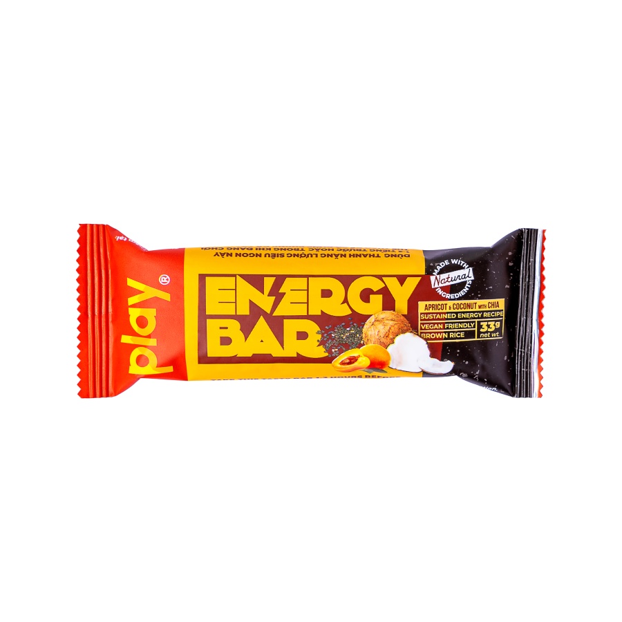 Thanh năng lượng PLAY 1.0 vị ngẫu nhiên - Bánh ngũ cốc ăn sáng dinh dưỡng PLAY energy bar